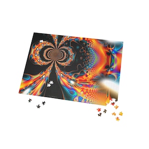 Psychedelic Fractal Art Puzzle
