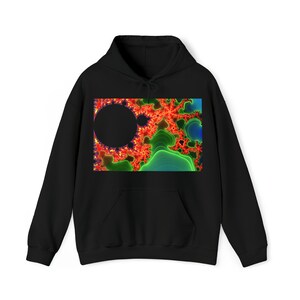 Fractal Art Hoodie: Psychedelic Rave Sweatshirt