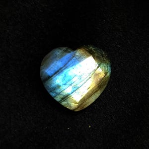 AAA Labradorite Heart Shape Briolettes and pendant Making Stunning Heart Shape Labradorite Faceted Heart Shape Blue Heart Beads 15 MM