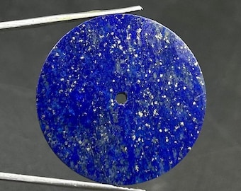 Natural Blue Lapis lazuli Watch Dial : 31.5 mm Gemstone Flat Disc for making watch
