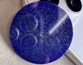 Blue Lapis lazuli Watch Dial: 33 mm Gemstone Cabochon