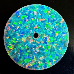 Watch Dial Multi Fire Opal Gemstone 20 MM To 40 MM ( 0.7 mm Thick ) Round Gemstone for making watch