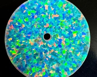 Watch Dial Fire Opal Gemstone ( 0.7 mm Thick ) Round Gemstone for making watch