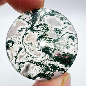 Natürliches Moosachat-Zifferblatt: 24,5 mm grünes Edelstein-Zifferblatt