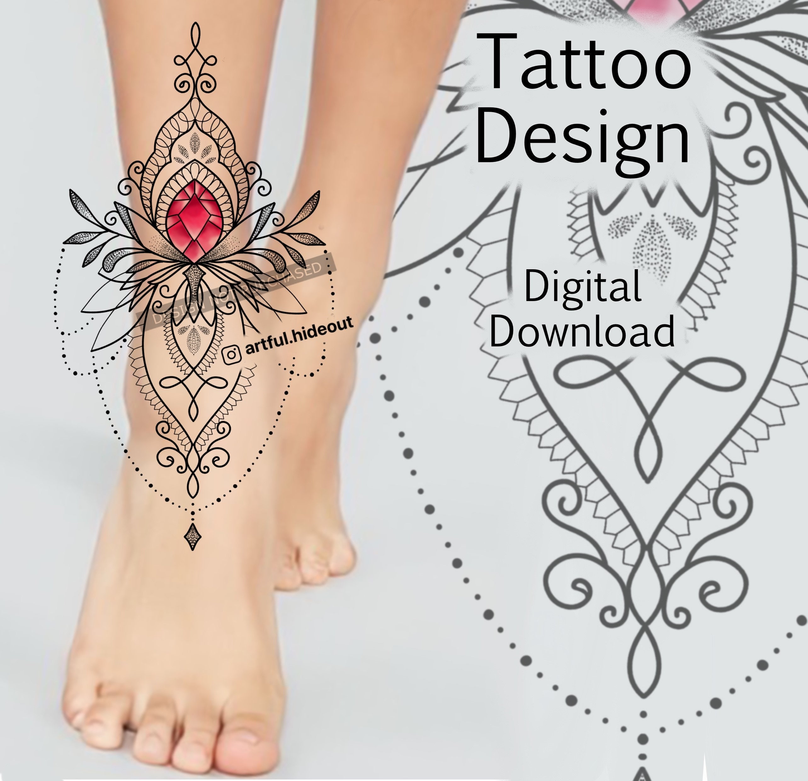 Stunning Flower Ankle Tattoo Ideas You'll Love - tattooglee | Flower tattoo  on ankle, Ankle tattoo small, Ankle tattoo