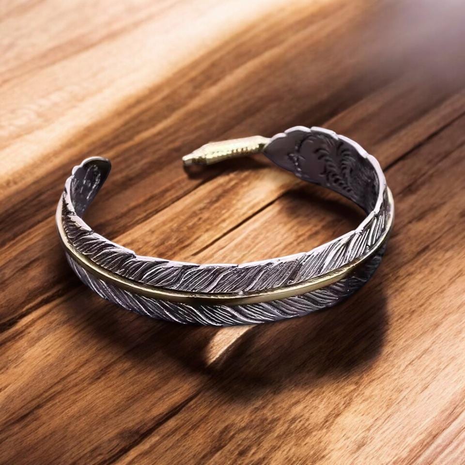 Vintage Feather Bracelet - Etsy
