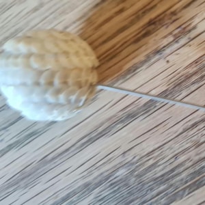 Vintage sequin topped ornate hatpin stick pin