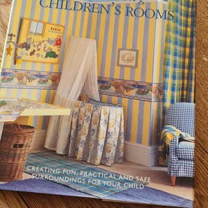 1996 Erstausgabe Laura Ashley Dekorieren Kinderzimmer Hardcover Buch Vintage von Joanne Copestick