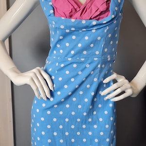 1950s Style Vintage Lindy Bop Rockabilly Polka dot Wiggle Dress