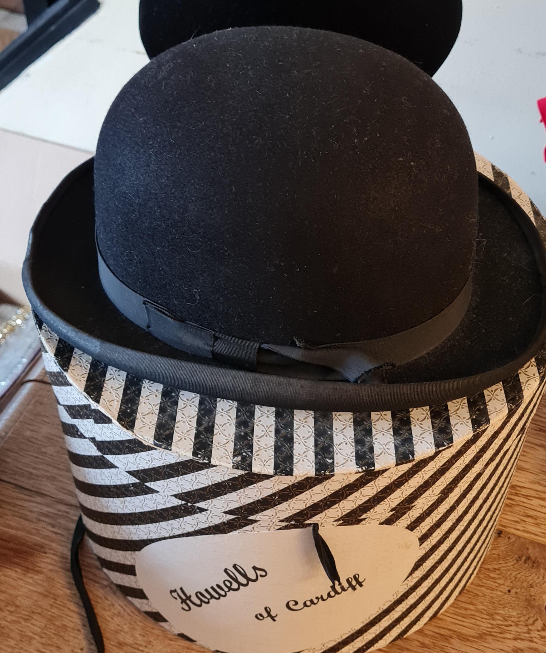Vintage Bowler Hat by Christys of London Boxed