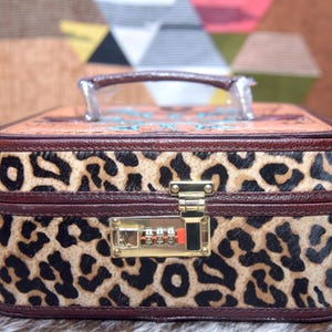 Cowhide Jewelry Box  Jewelry Storage Box Travel Case Gift Idea Leather Cowhide Tooled Leather Punchy Cowgirl Western Travel Jewelry Case