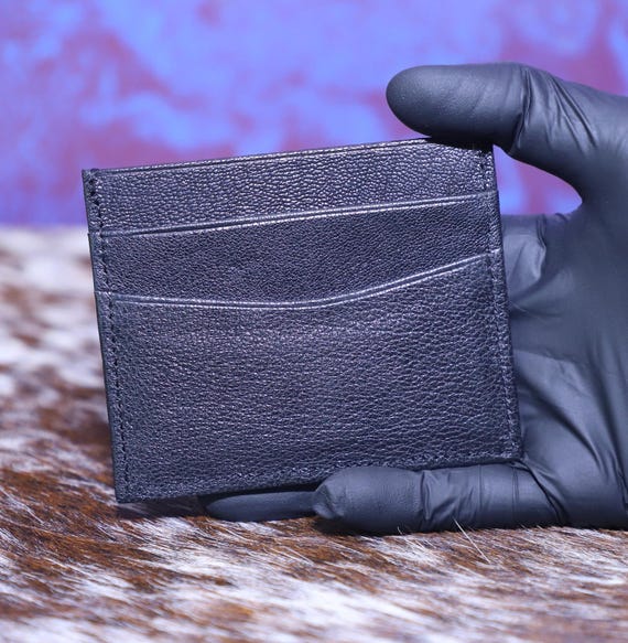 Buy DCENT KRAFT Genuine Leather Slim Cardholder, RFID Minimalist Green Cardholder For Men Women