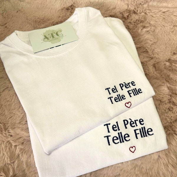Tee Shirt personnalisé en Broderie pour Adulte (S au XXL)