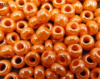 Czech Beads, Preciosa Rocailles, 115 Perlen, Glass Beads, 2/0, 5,8-6,3 mm, Farbvarianten #789-#792