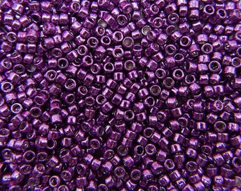 280 EUR/kg, seed beads, 10 g, glass seed beads, 10/0 (2.2-2.4 mm), violet metallic #2275