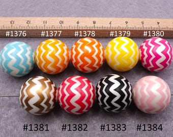 Bubble Gum Beads, 20 mm, acrylic beads, 5 beads, color variations #1376 - #1384