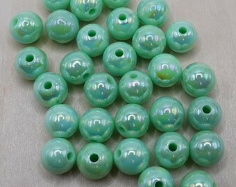 Acrylperlen, 30 Perlen, 10 mm, Farbvarianten, Glänzend  #2014 - #2021