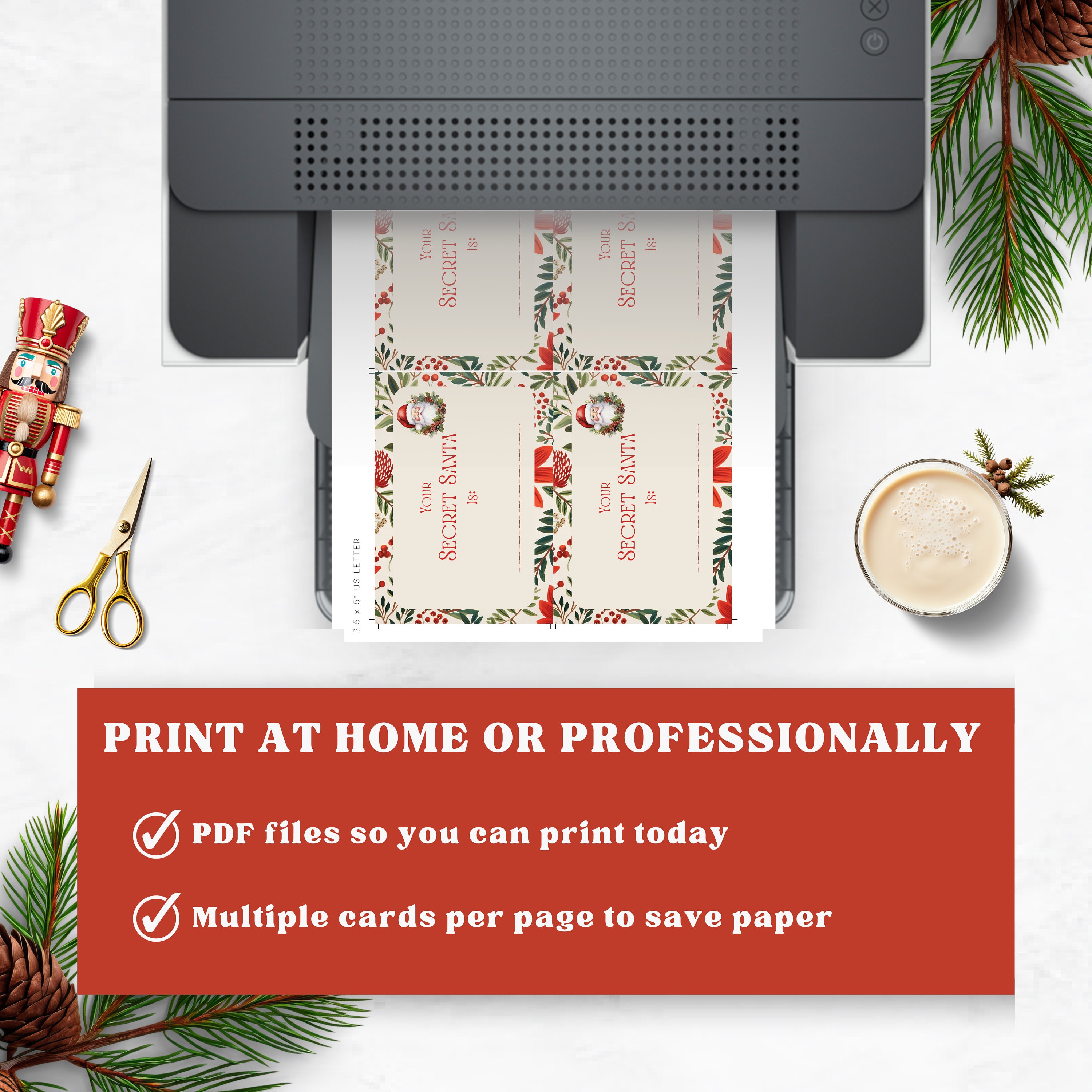 Printable Secret Santa Questionnaire Form PDF for Office - Etsy