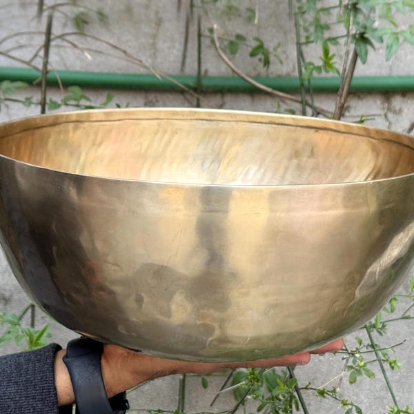 13 Inches Master Healing Tibetan singing Bowls - Large Head Therapy Bowl for mindfulness yoga sound bath Healing - Singing Bowl from Nepal