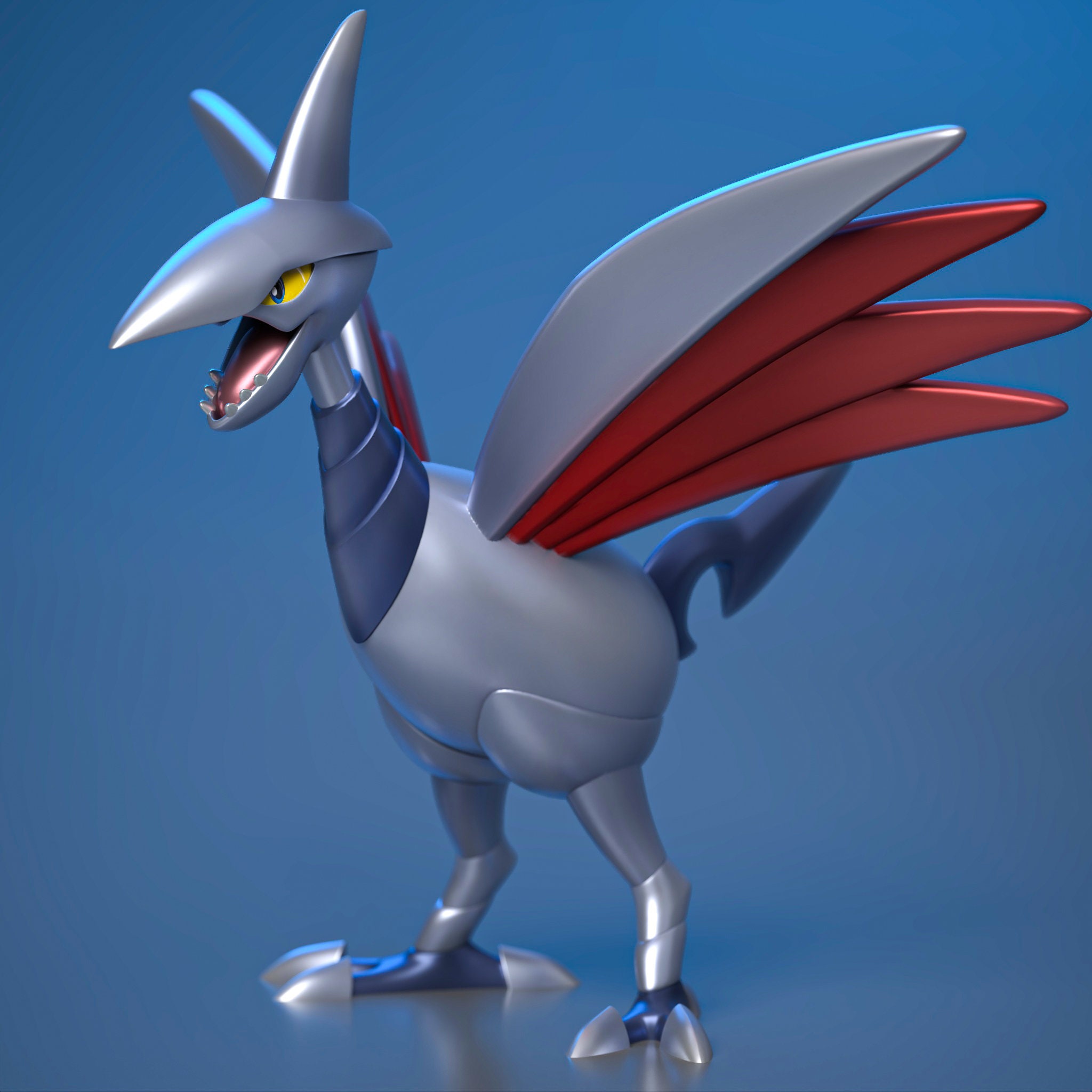 3D Model STL - Scaled Skarmory STL (Digital File)