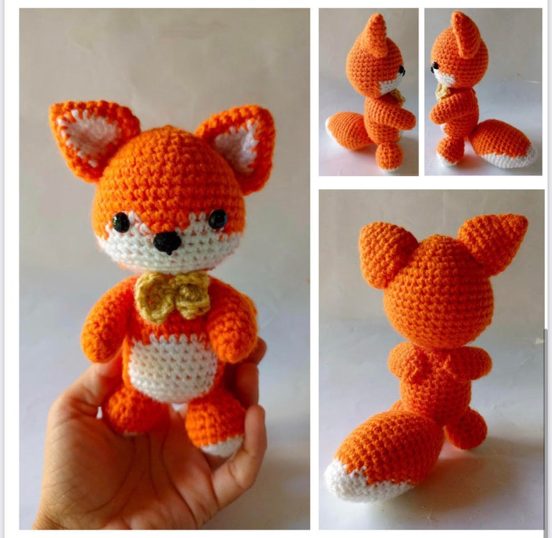 Kit Amigurumi Oscar Le Renard - Apprends Le Crochet En T'amusant !