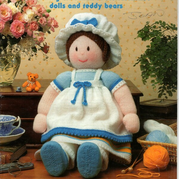 Jean Greenhowe's Jemima-Jame and Friends Knitted Toys Knitting Pattern 28 Page A4 Booklet