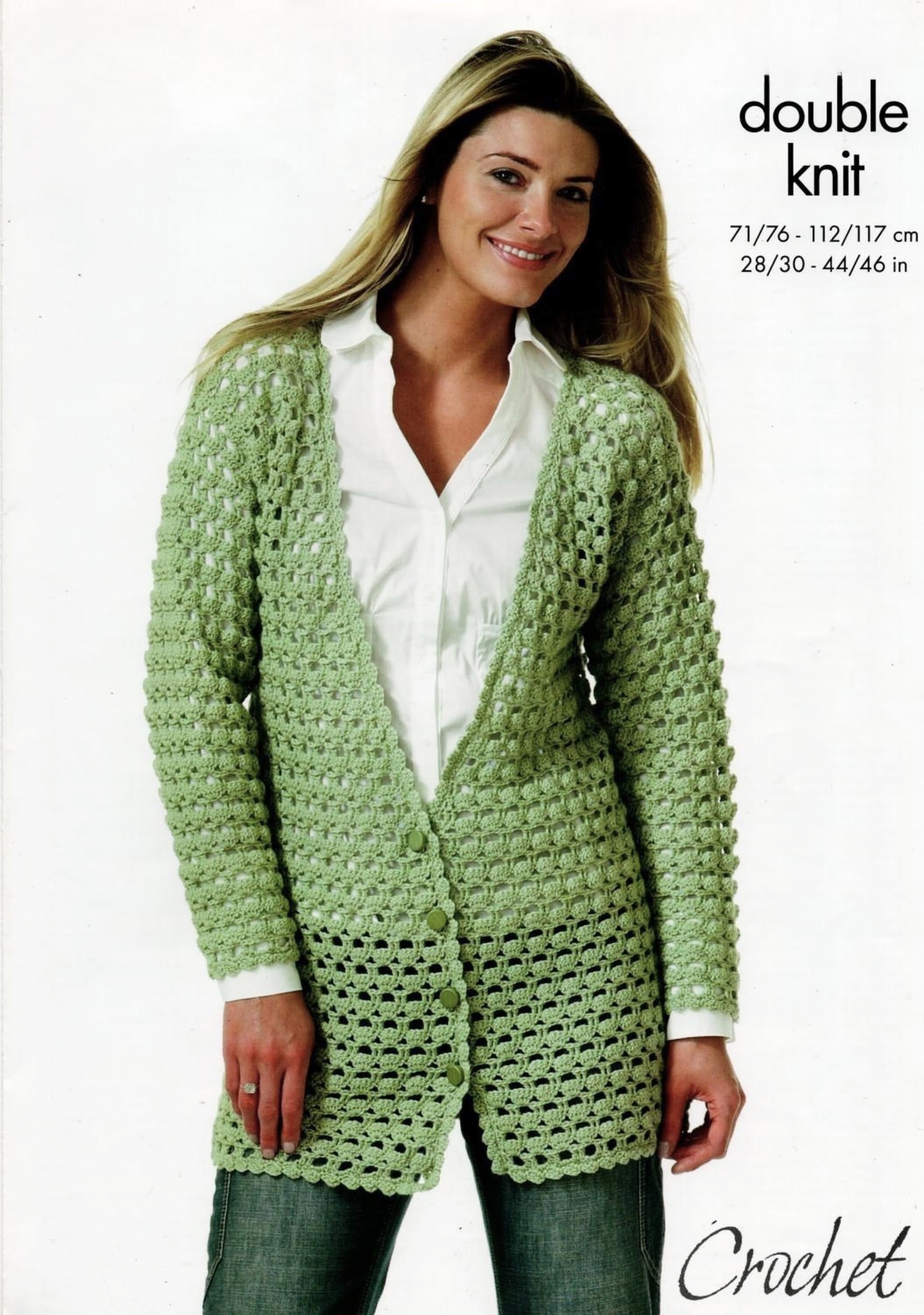 Ladies Short and Long Cardigan Set Pattern