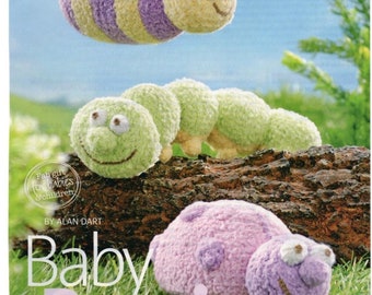 Alan Dart Baby Buggies Ladybird Caterpillar Bee Toy Knitting Pattern - Digital Download