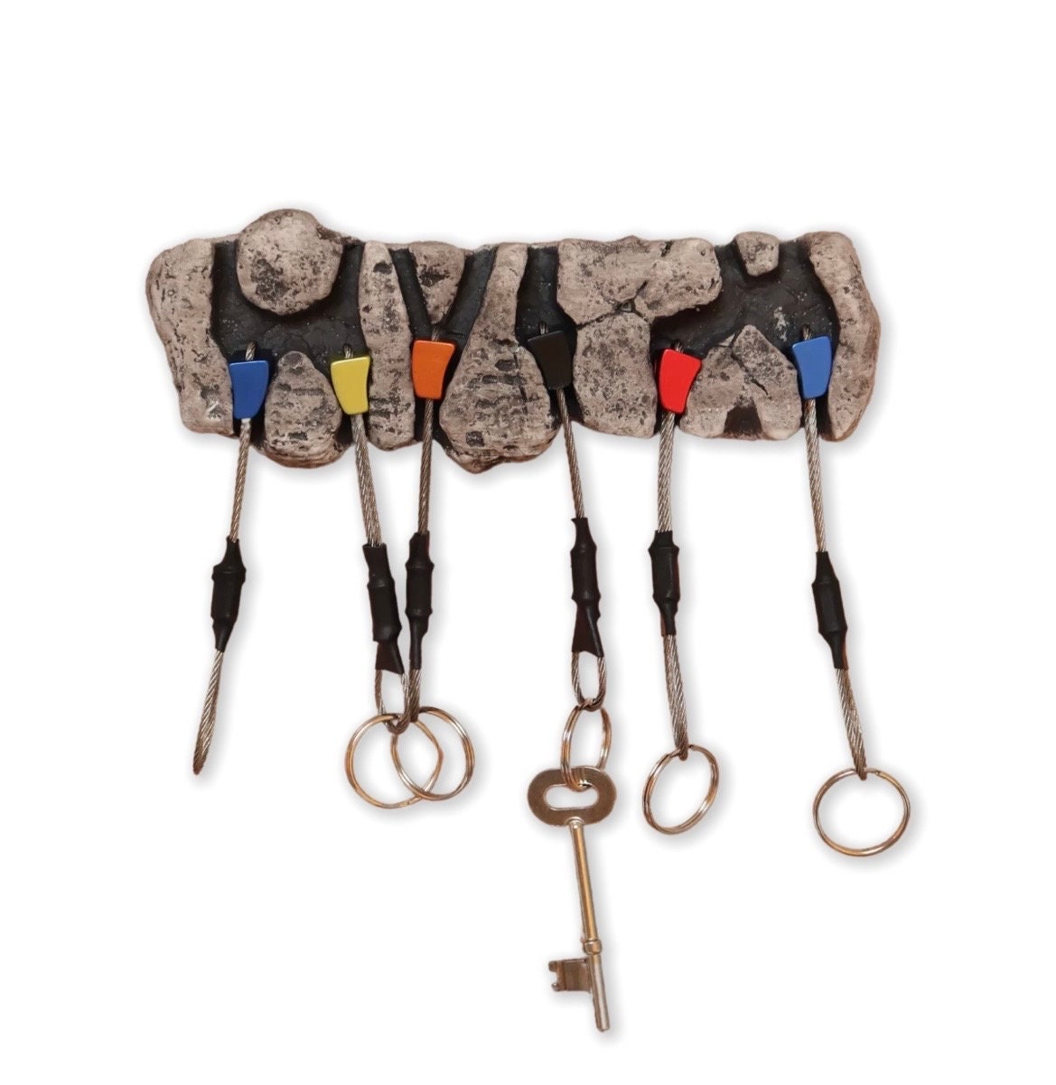 Rock Climbing Key Holder Climbers Gifts Gift for Him Her Souvenir Mountain Explorer Present Keychains Included Hand-Decorated Painted