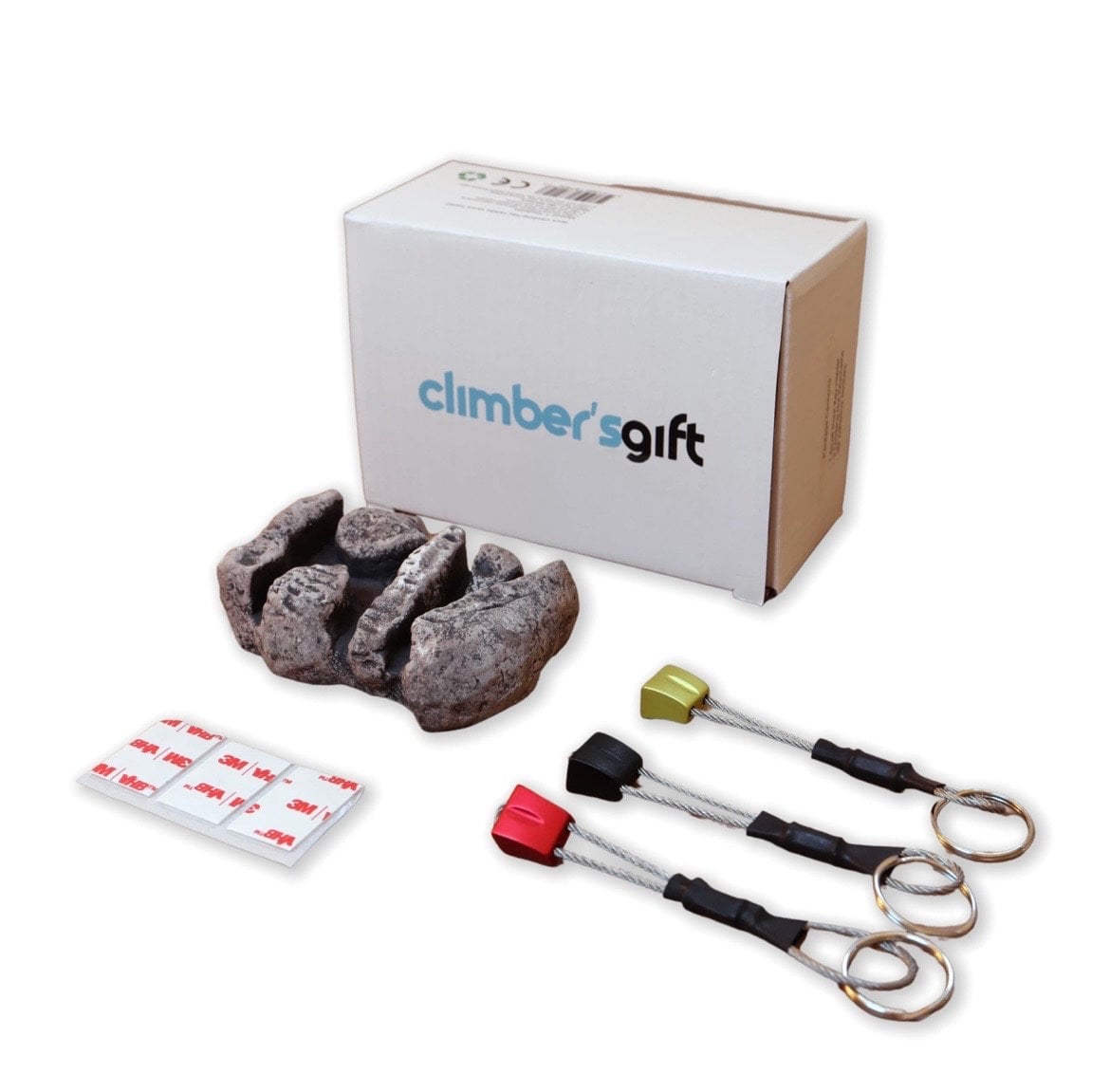 Rock Climbing Key Holder Climbers Gifts Gift for Him Her Souvenir Mountain Explorer Present Keychains Included Hand-Decorated Painted