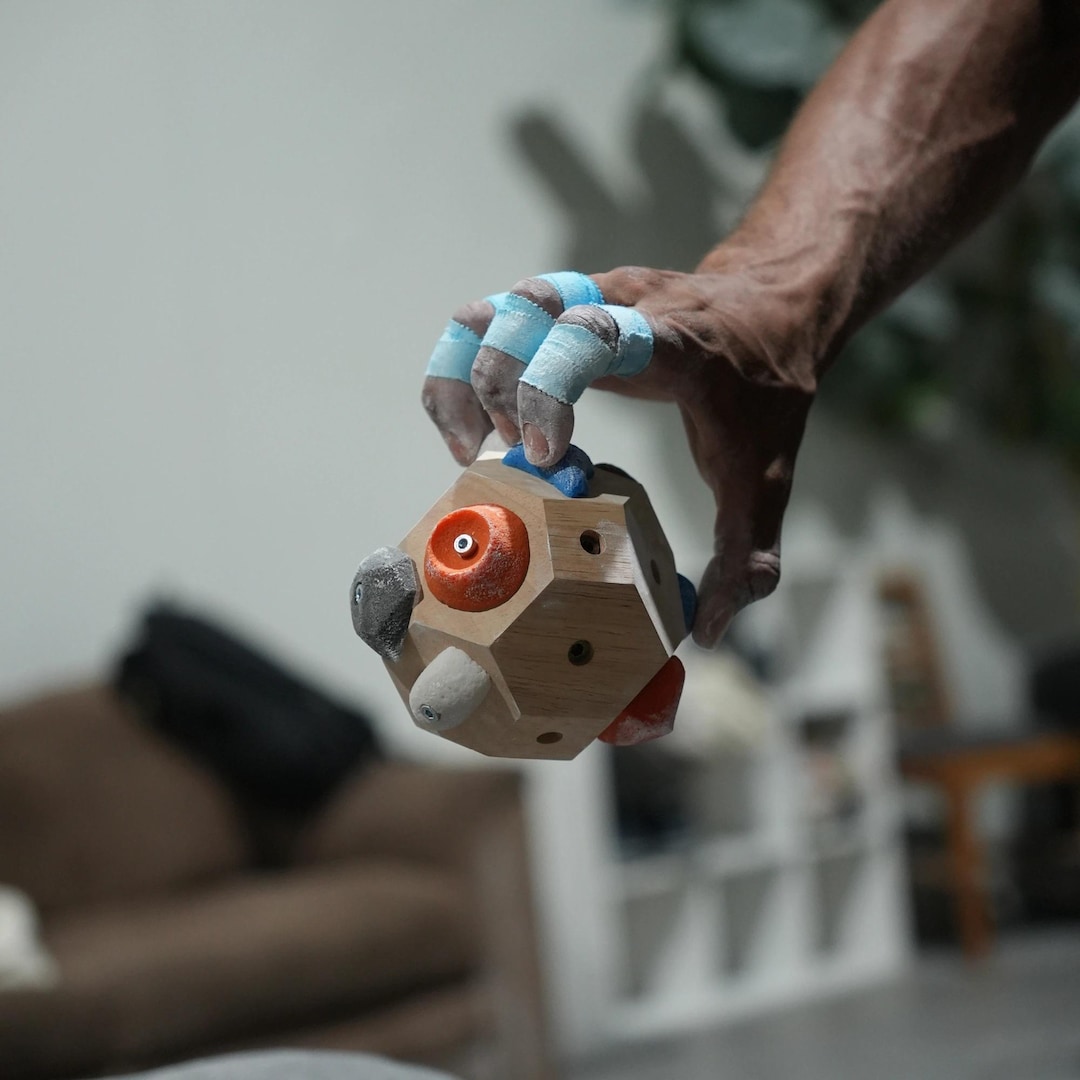 Climbing Holds Finger Board Rock Climbing Handcrafted Boulder Blocks,Build Strength And Precision DIY Pinch Block Gifts For Climbers Uk