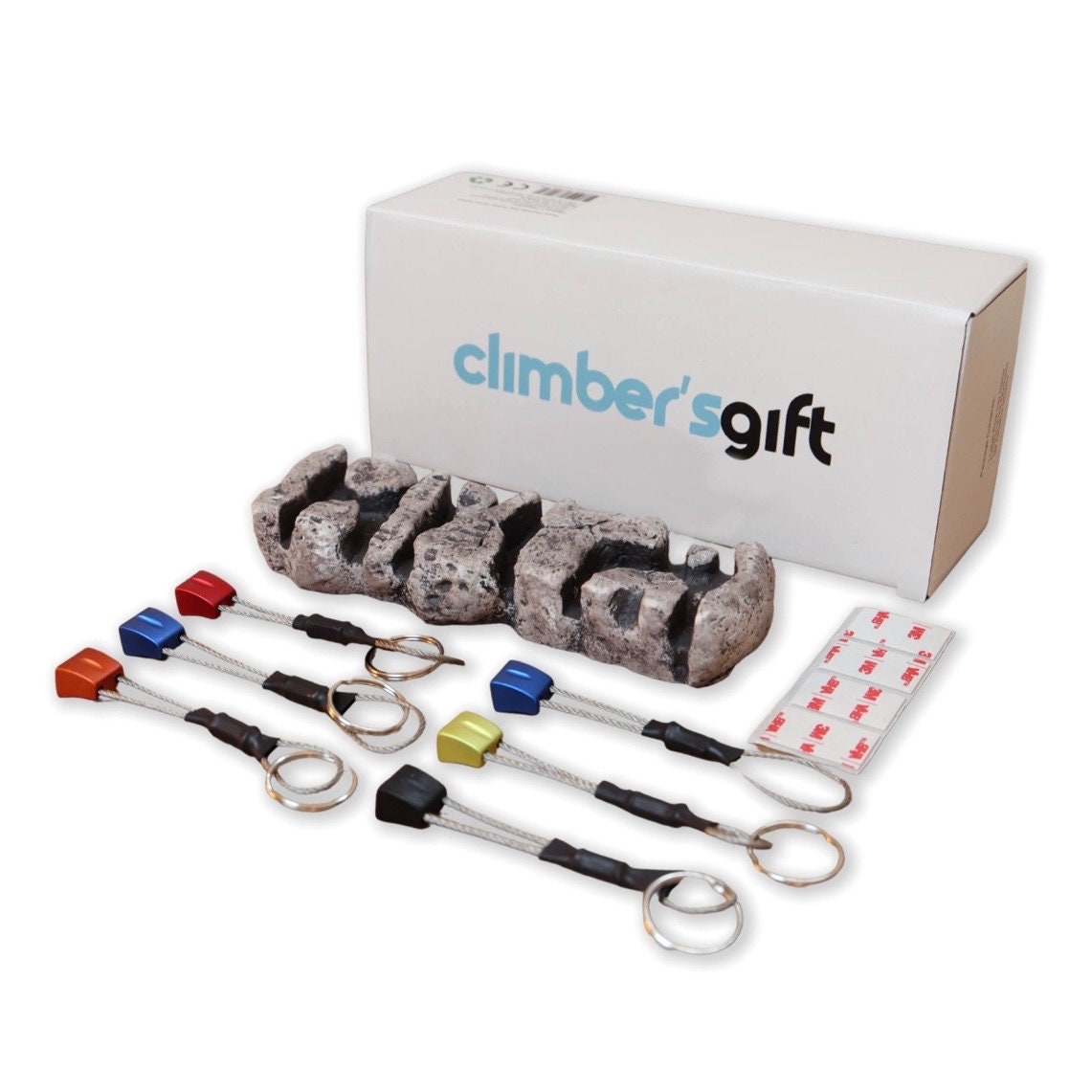 Rock Climbing Key Holder Climbers Gifts Gift for Him Her Souvenir Mountain Explorer Present Keychains Included Hand-Decorated Painted