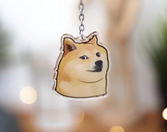 Schlüsselanhänger aus Acryl - Doge Meme