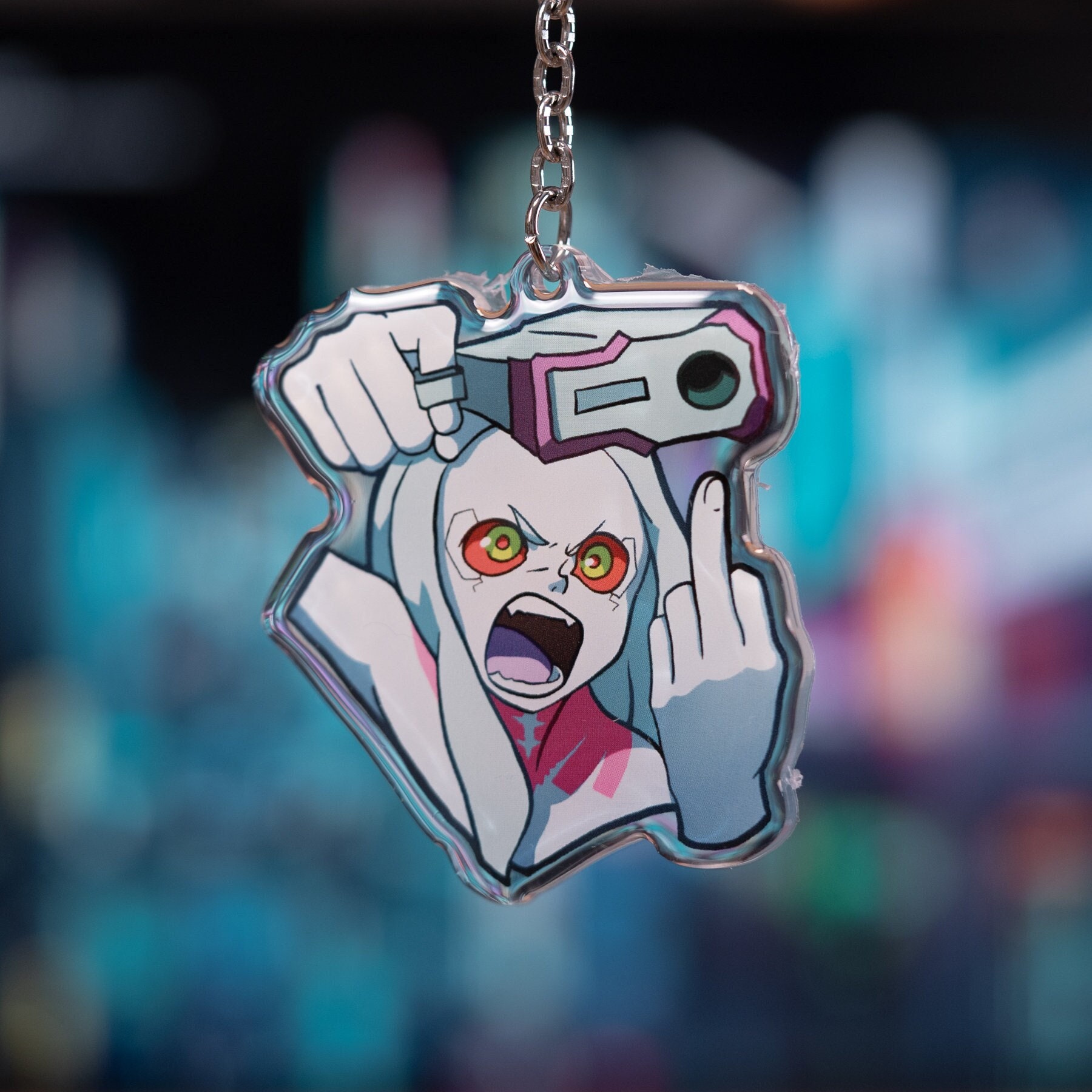 Acrylic Keychain - Rebecca (cyberpunk Edgerunner) - Etsy