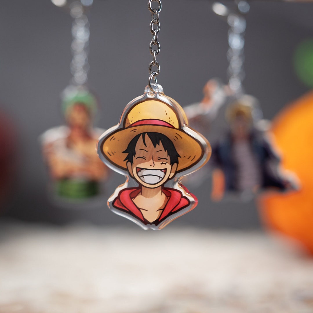 Luffy Expanded Key Chain Acrylic Keychain - Luffy and Other Crew Members (one Piece) - Etsy