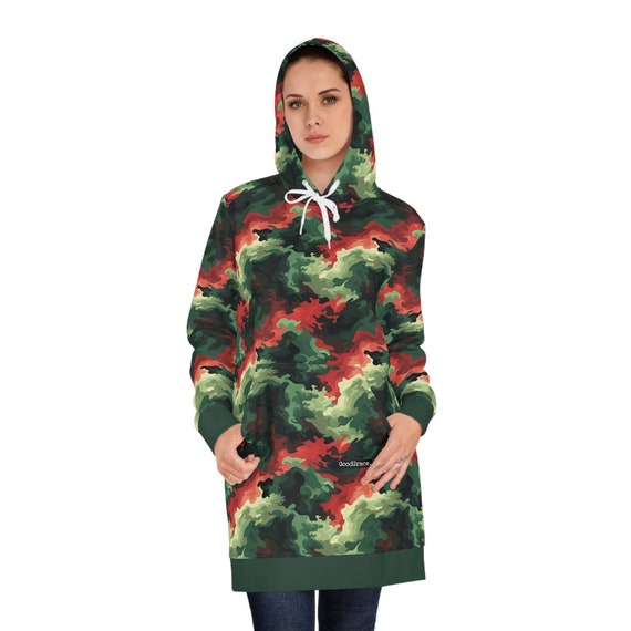 Camouflage hoodie dress shop