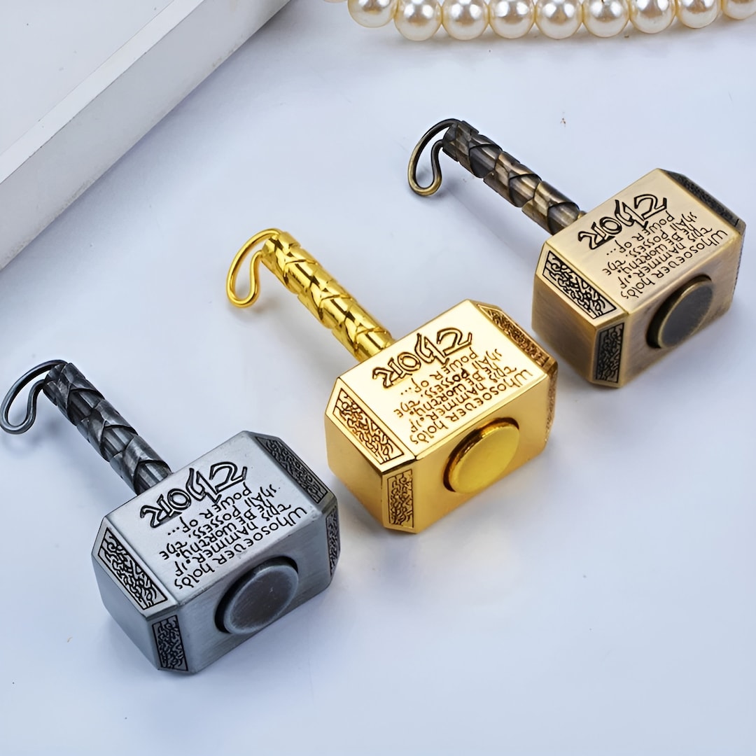 Thor Hammer Fidget Spinner Etsy