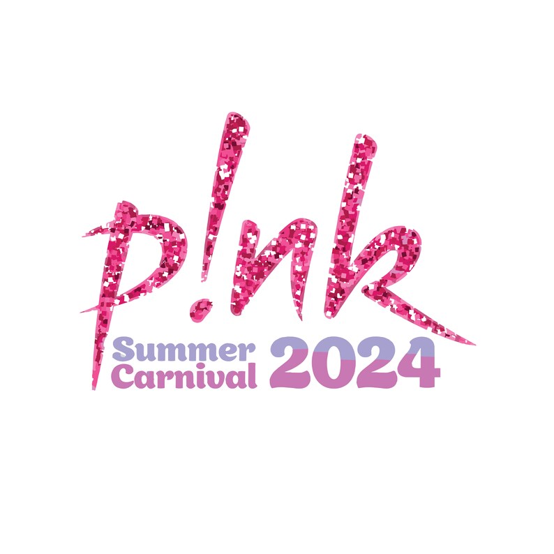 Pink Summer Carnival 2025, Pink Summer Carnival Tour PNG, Pink Singer