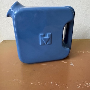 Hall Blue Pitcher, Art Deco, Vintage, Made for Hotpoint