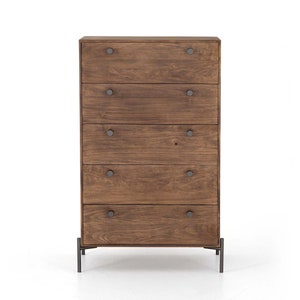 Comò in legno a 5 cassetti (31,5")