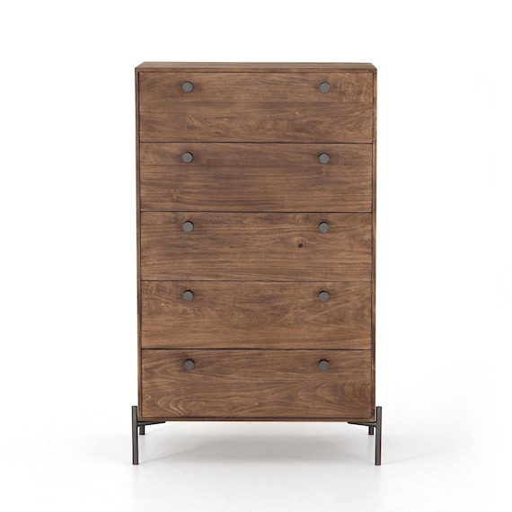 Wood 5-drawer Dresser (31.5") - Etsy