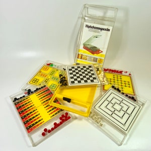 Spielenmagazin tedesco con 5 giochi | giochi da tavolo | Anni '70 | Giocattoli vintage | giovani e meno giovani