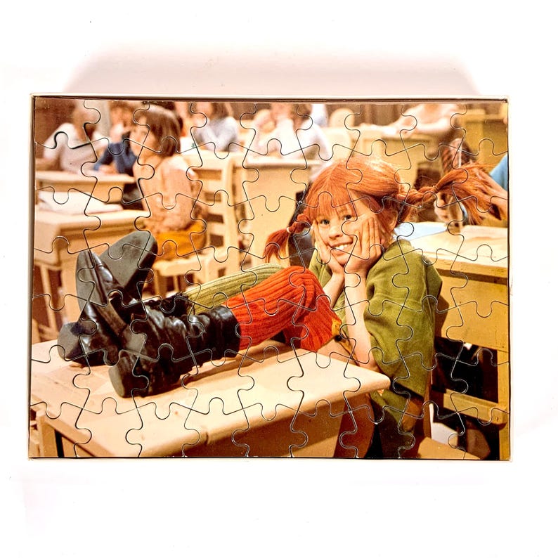 1970s Pippi Longstocking Puzzle | puzzle in good condition | image 4