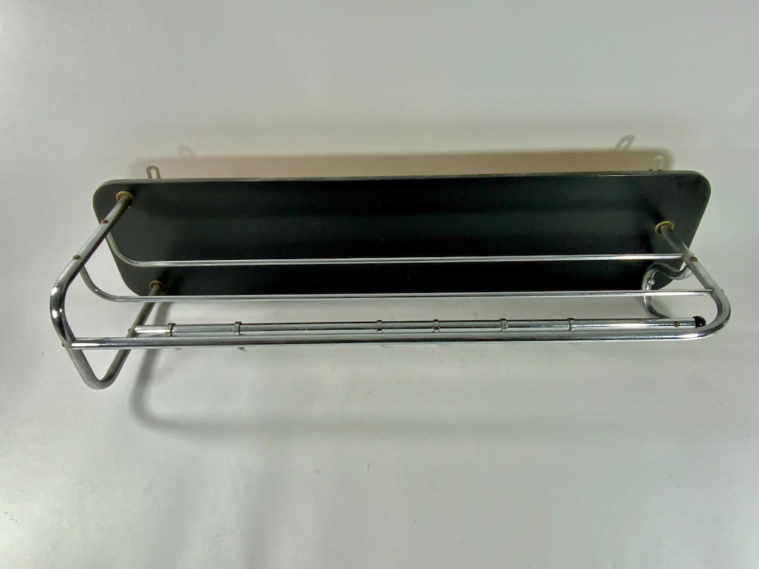 Vintage Design '60 Coat Rack With Hat Rack Scandinavian Design Black ...