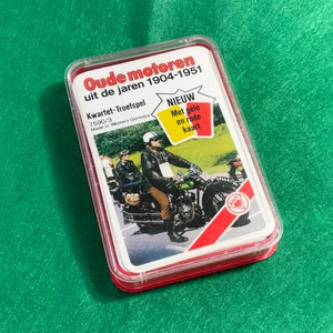 Vintage quartet game | Board game | Card game | Vintage Motorcycles | Quartet | 70&#39;s-80&#39;s | Old Engines