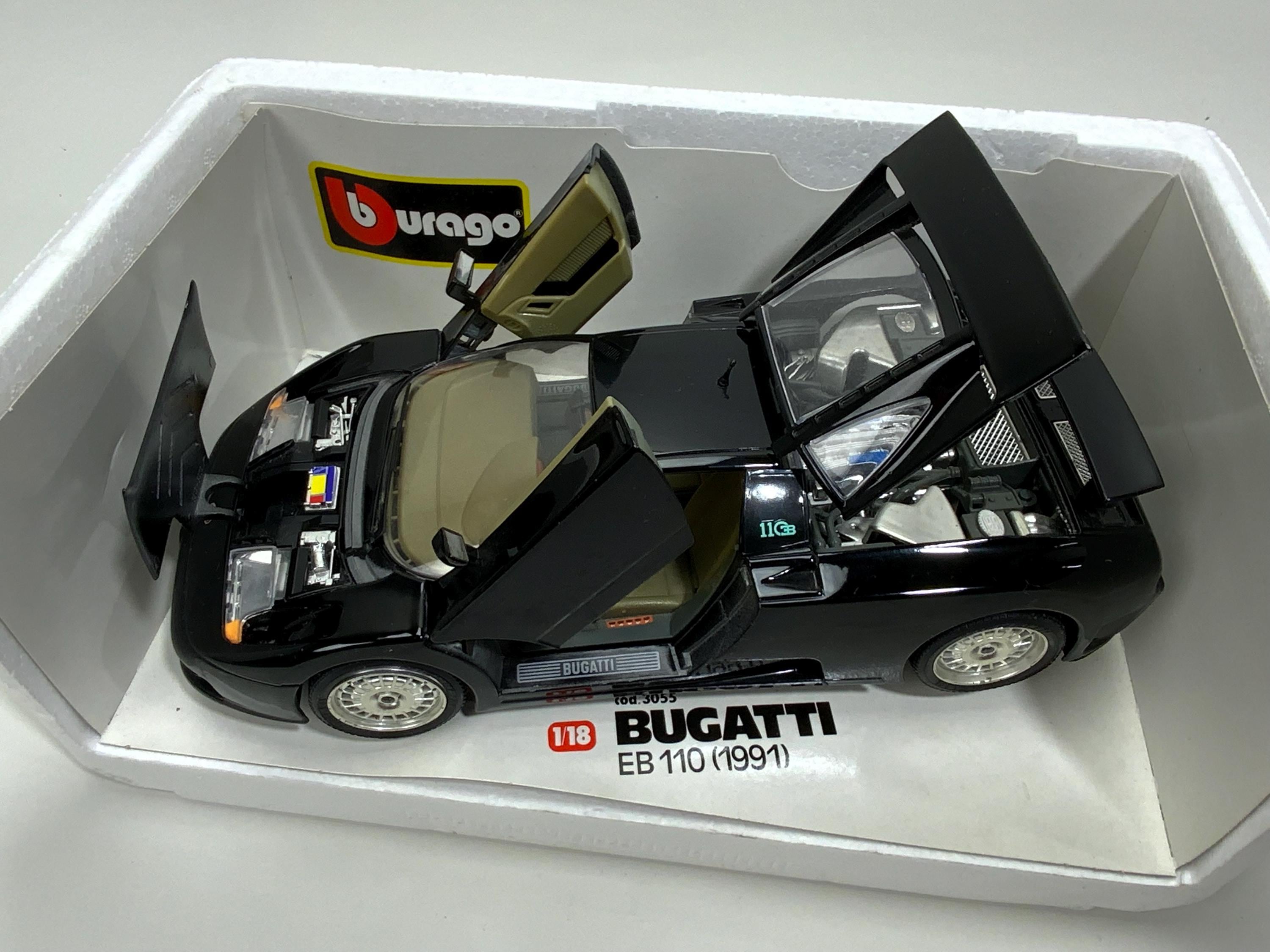 Bugatti EB 110 (1991) Bburago Scale Model 1/18 Cod. 3055