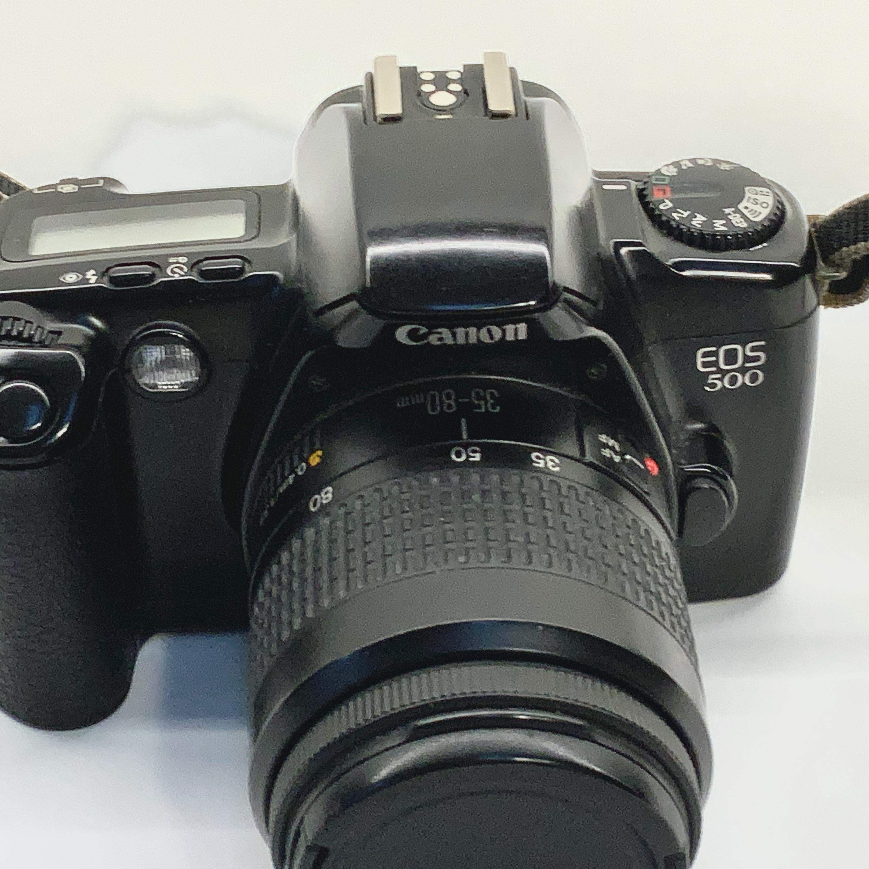 Canon EOS 500 アナログ一眼レフカメラ | 35mmフィルムロール | 35-80