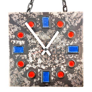 Vintage ceramic Kienzle clock | Kienzle Design clock 70s design | Made In Germany |