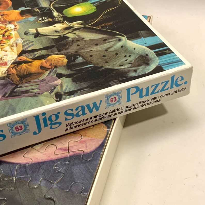 1970s Pippi Longstocking Puzzle | puzzle in good condition | image 2