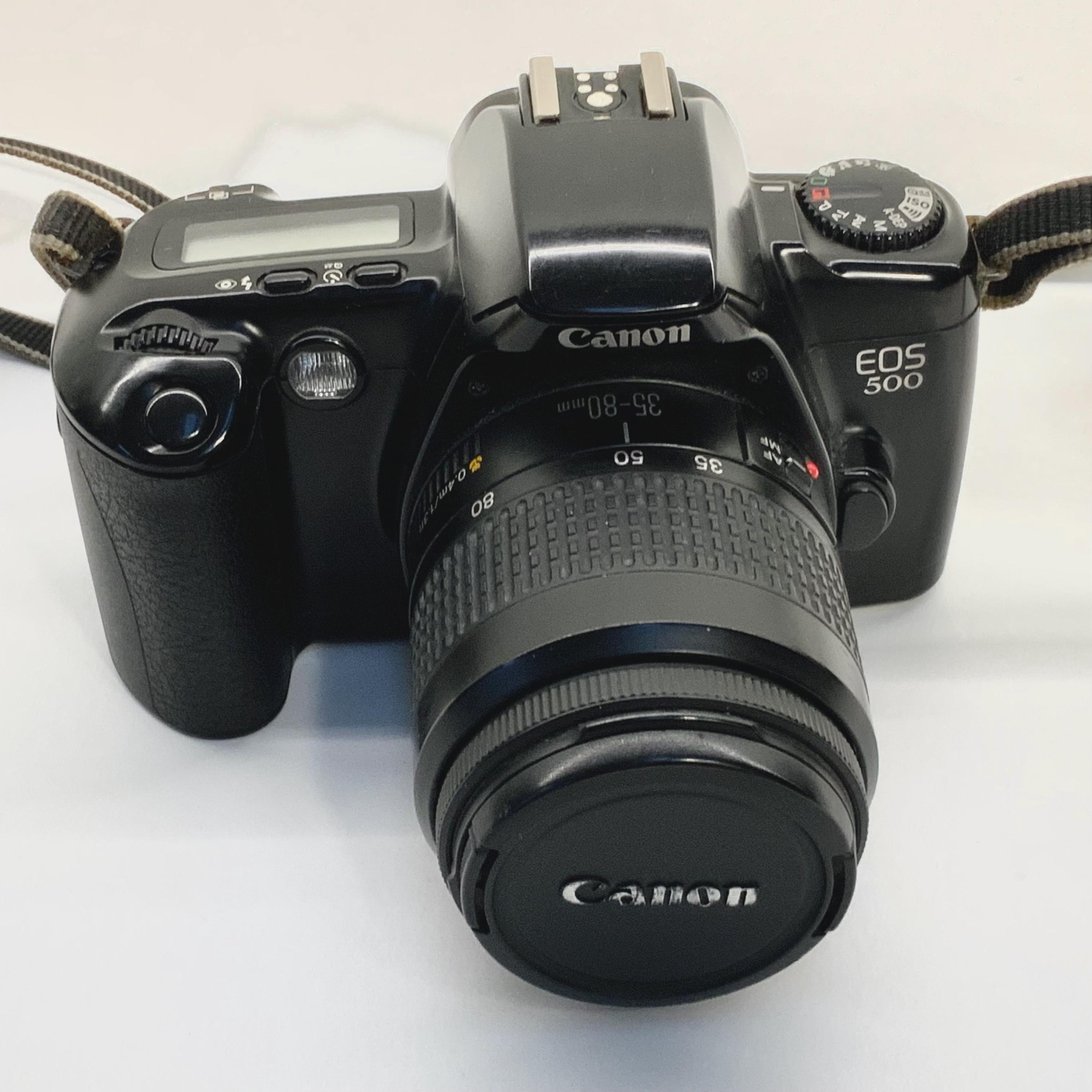 Canon EOS 500 アナログ一眼レフカメラ | 35mmフィルムロール | 35-80